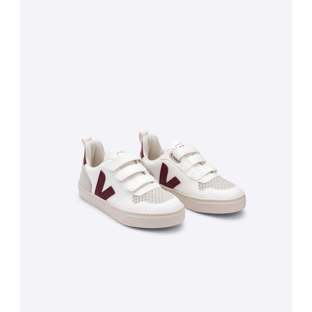 Pantofi Copii Veja V-10 CWL White/Red | RO 780DFM